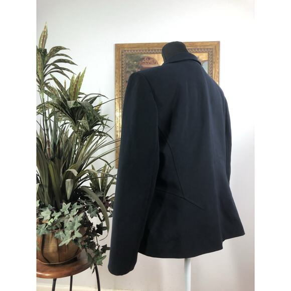 Le Suit Essentials Women Jacket 3 Buttons Front Office Siren Preppy Size 12P - Picture 4 of 11